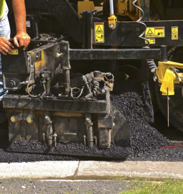 Pouring Asphalt - Turnkey Asphalt