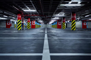 paved building parking lot