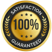 100 percent satisfaction guaranteed